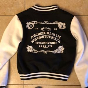Ouija Varsity jacket by hell bunny size small